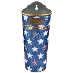 Outlet MacKenzie-Childs Royal Star Wall Bucket