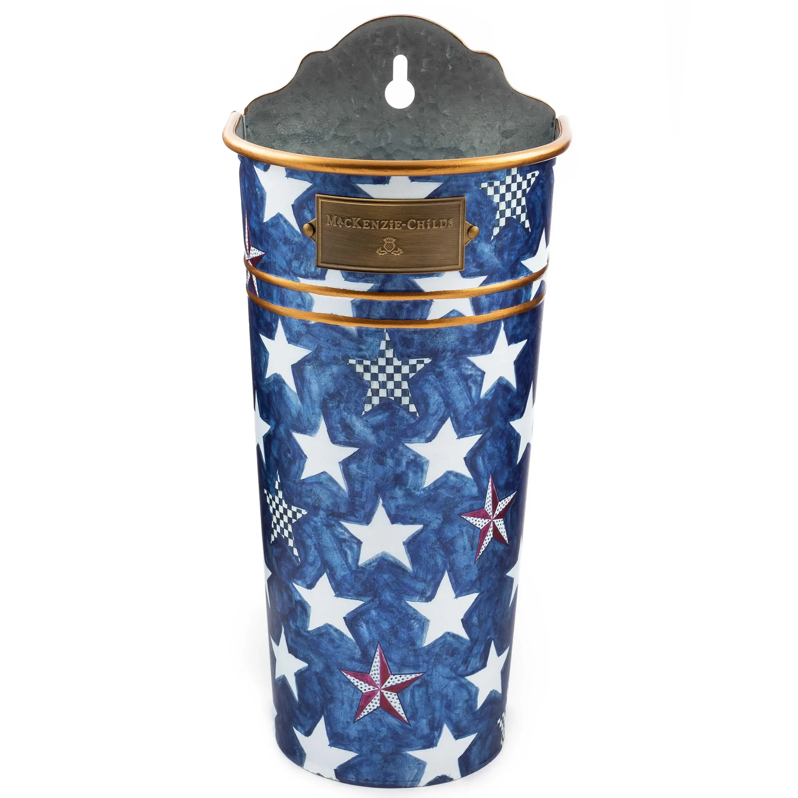 Outlet MacKenzie-Childs Royal Star Wall Bucket