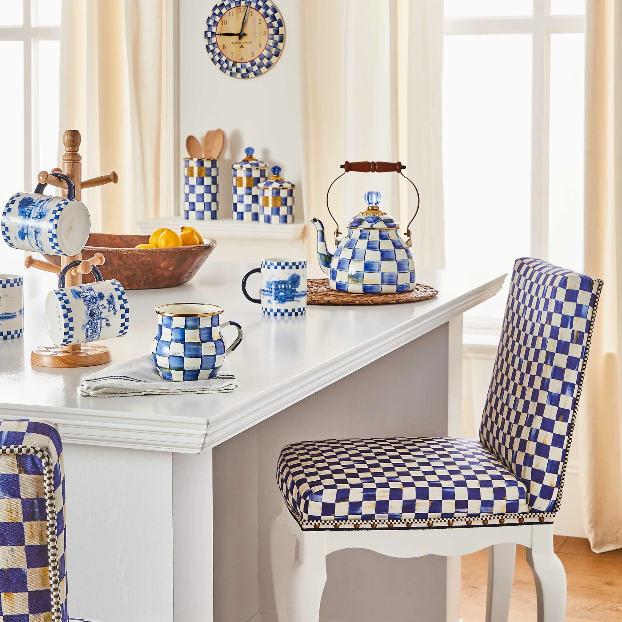 Outlet MacKenzie-Childs Royal Toile Mugs - Set Of 4