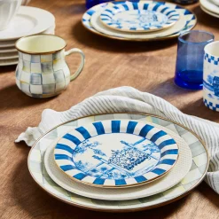 Outlet MacKenzie-Childs Royal Toile Small Plates - Set Of 4
