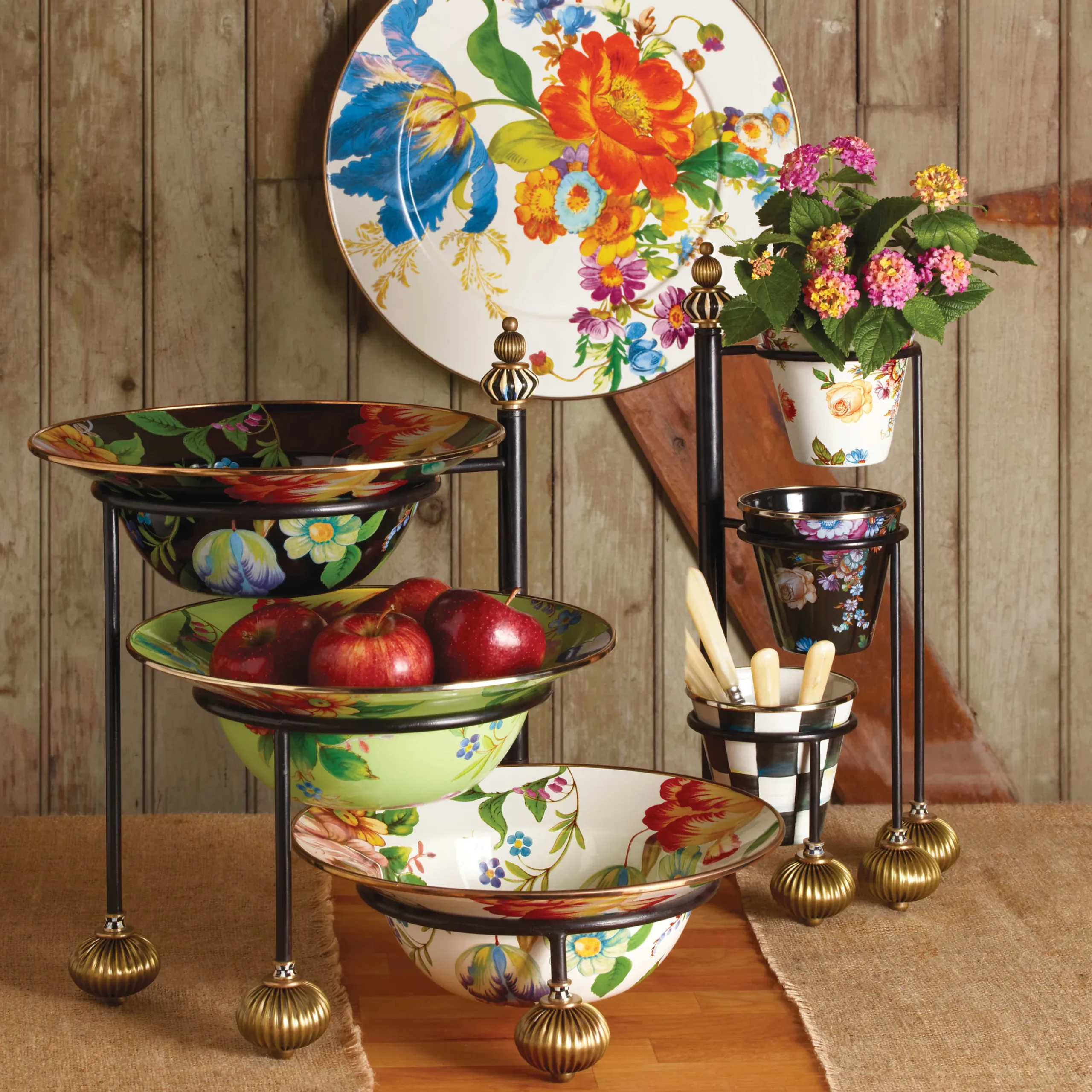 Best MacKenzie-Childs Serving Stand - Large