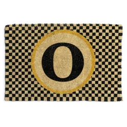 Outlet MacKenzie-Childs Single Letter Monogrammed Entrance Mat - O