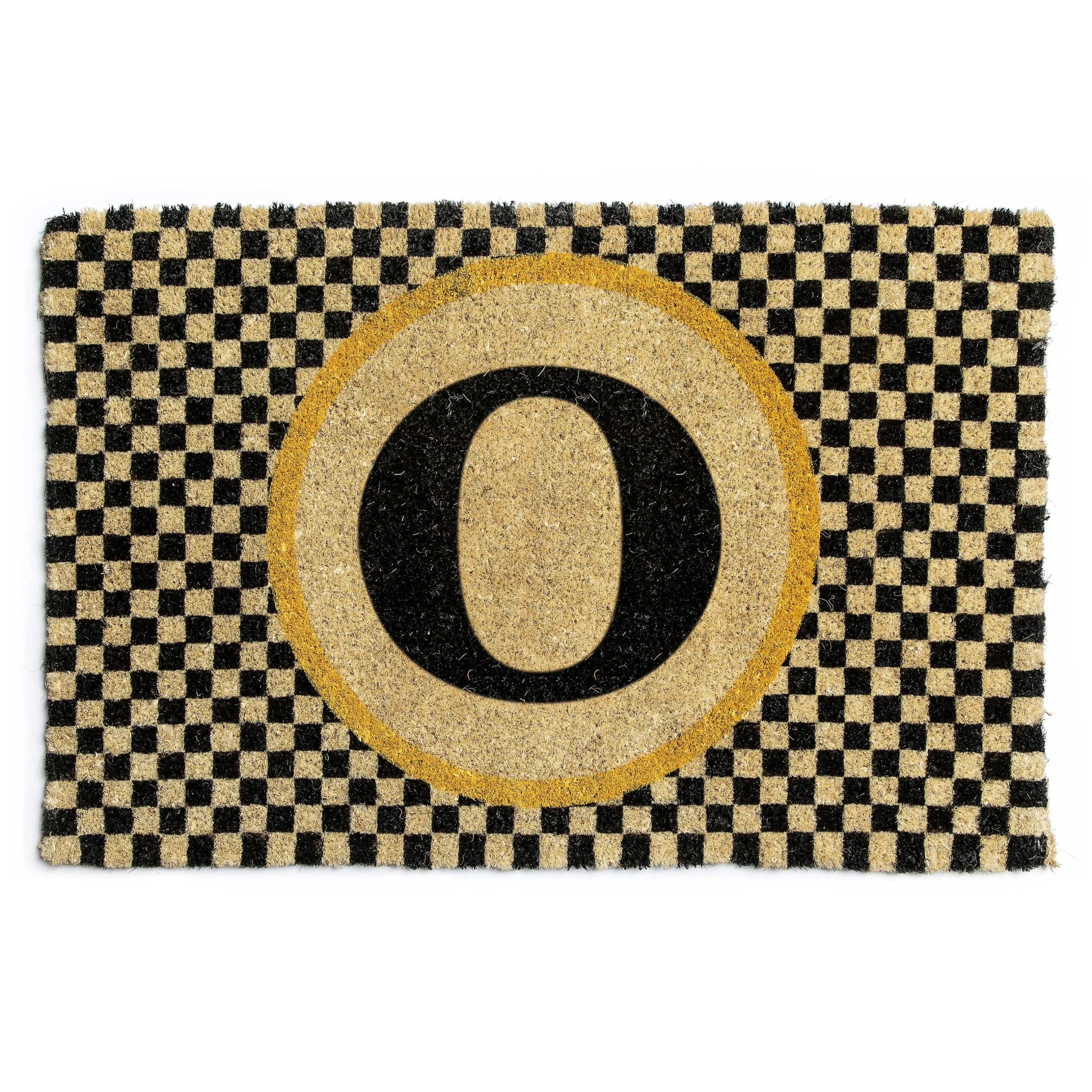 Outlet MacKenzie-Childs Single Letter Monogrammed Entrance Mat - O