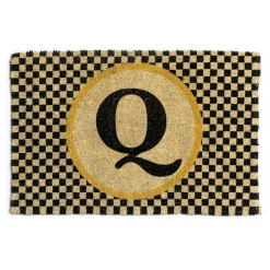 Outlet MacKenzie-Childs Single Letter Monogrammed Entrance Mat - Q