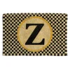 Clearance MacKenzie-Childs Single Letter Monogrammed Entrance Mat - Z