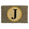 Outlet MacKenzie-Childs Single Letter Monogrammed Entrance Mat - J