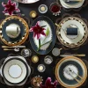 Online MacKenzie-Childs Soho Salad Plate - Midnight