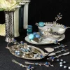 New MacKenzie-Childs Soho Serving Bowl - Platinum