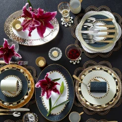 Outlet MacKenzie-Childs Soho Serving Platter - Midnight
