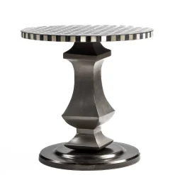 Outlet MacKenzie-Childs Spot On Accent Table - Black