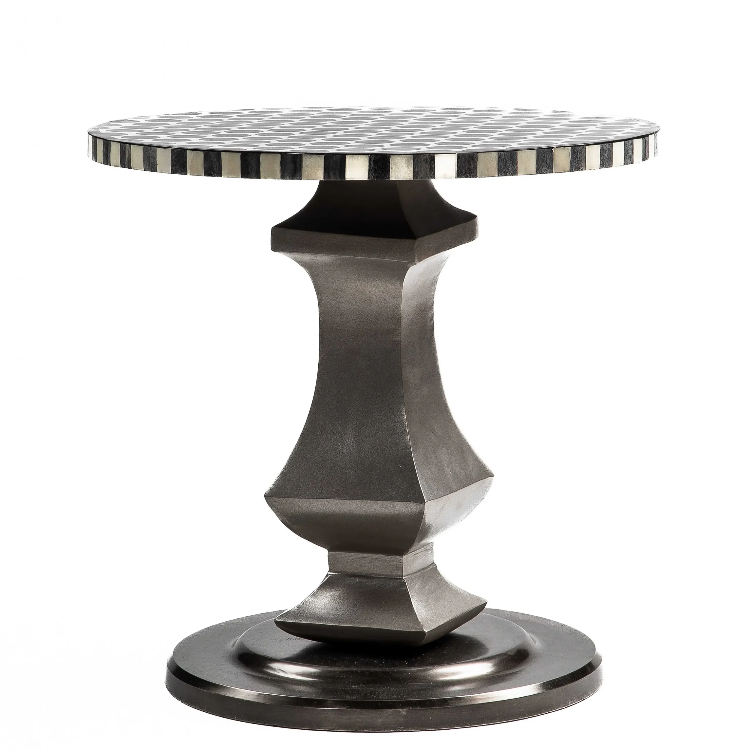 Outlet MacKenzie-Childs Spot On Accent Table - Black
