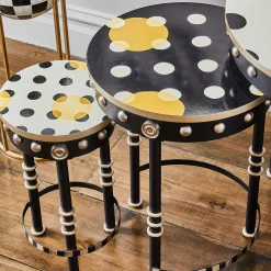 Sale MacKenzie-Childs Spot On Nesting Tables - Set Of 3