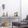Discount MacKenzie-Childs Spot On Ottoman - Black