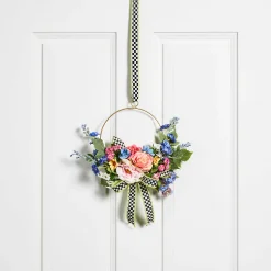 Online MacKenzie-Childs Spring Blooms Hoop Wreath