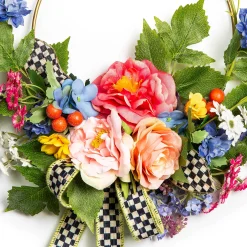 Online MacKenzie-Childs Spring Blooms Hoop Wreath