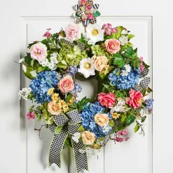 Sale MacKenzie-Childs Spring Blooms Wreath