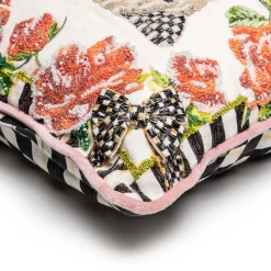 MacKenzie-Childs Staffordshire Dogs Lumbar Pillow