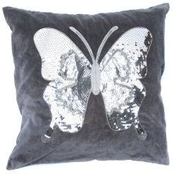 Online MacKenzie-Childs Sterling Butterfly Pillow