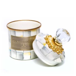 MacKenzie-Childs Sterling Check Enamel Canister - Mini