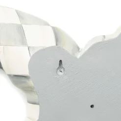 MacKenzie-Childs Sterling Check Swallowtail Wall Decor