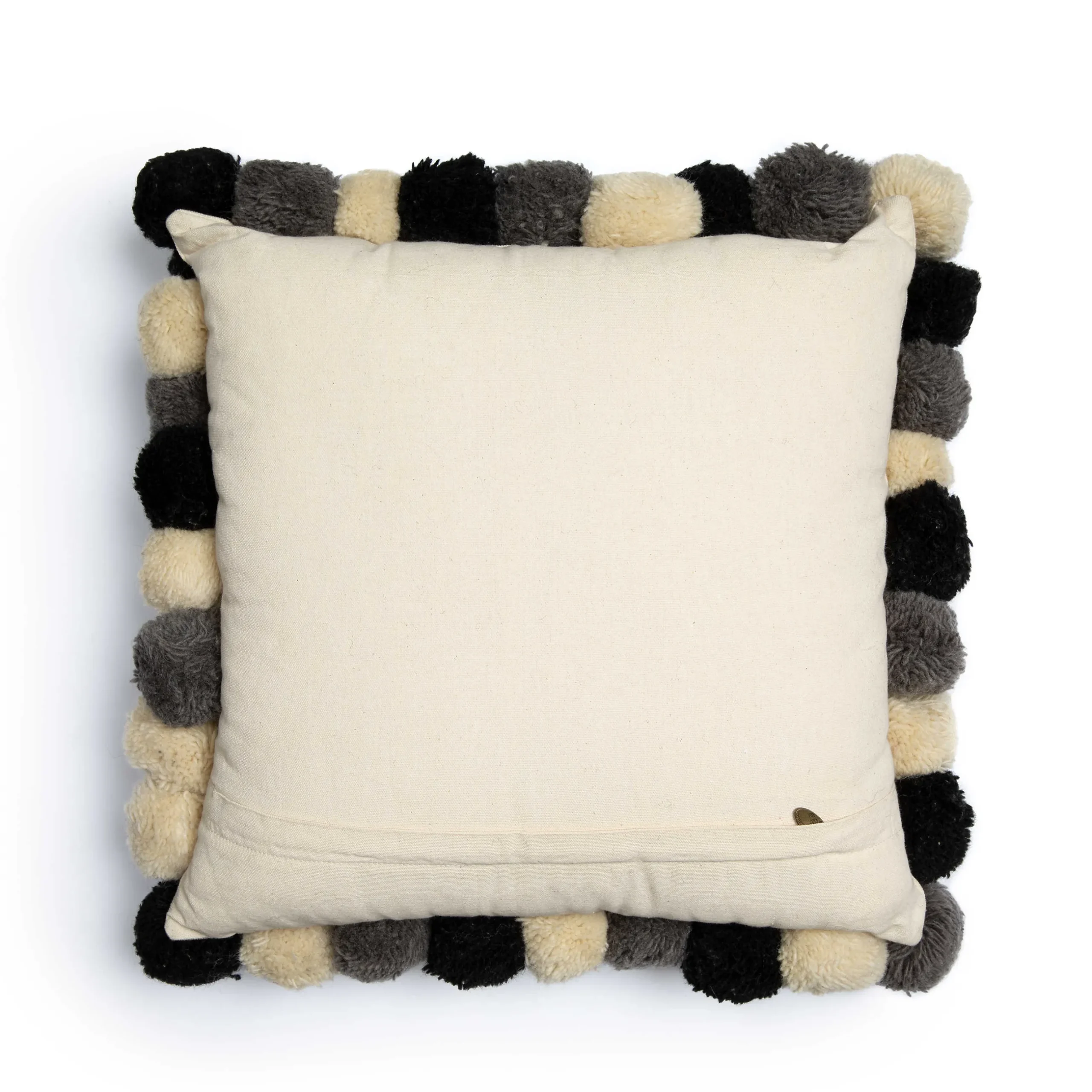 Clearance MacKenzie-Childs Sterling Pom Pom Pillow