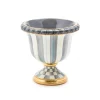 Discount MacKenzie-Childs Sterling Stripe Tabletop Urn