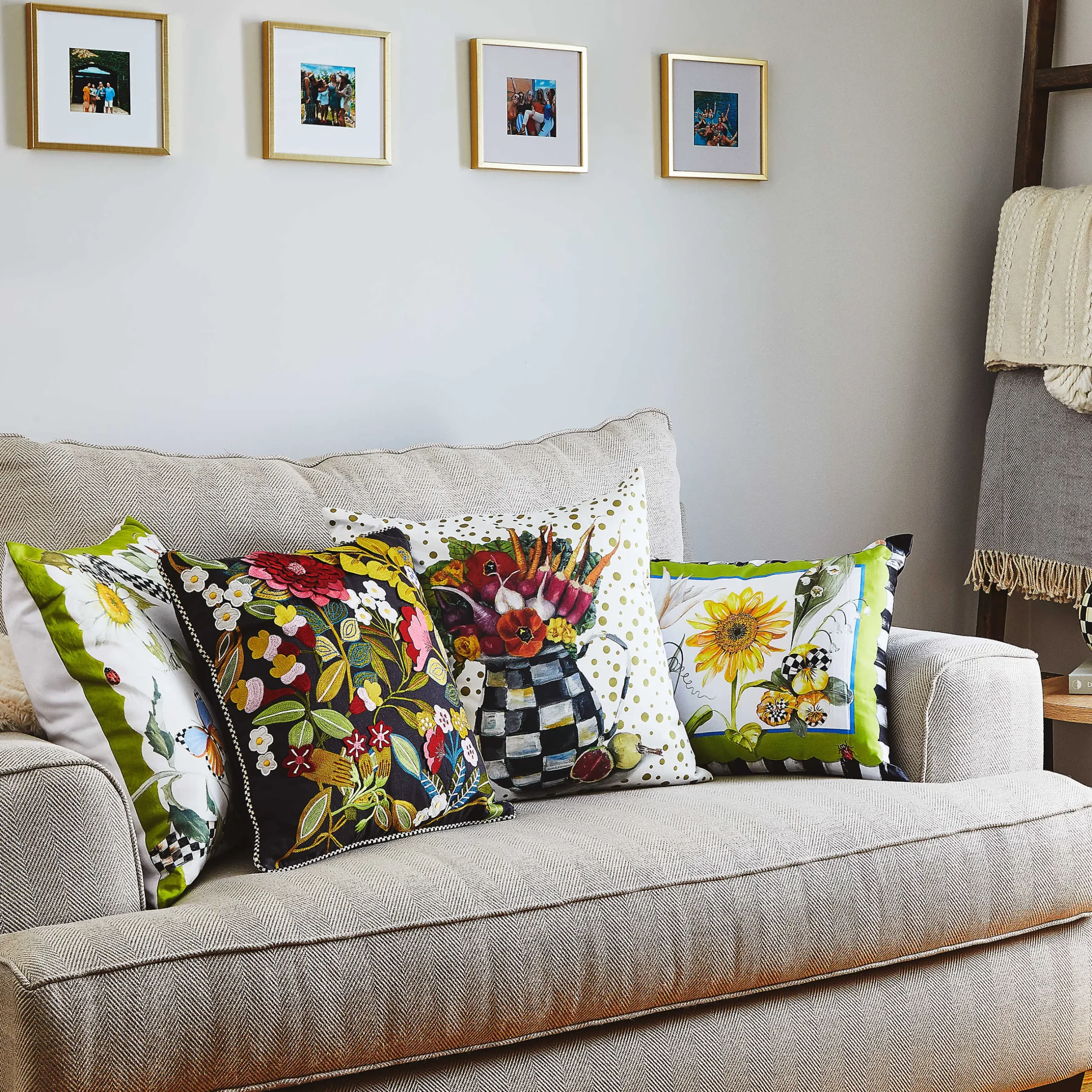 Discount MacKenzie-Childs Sunflower Pillow