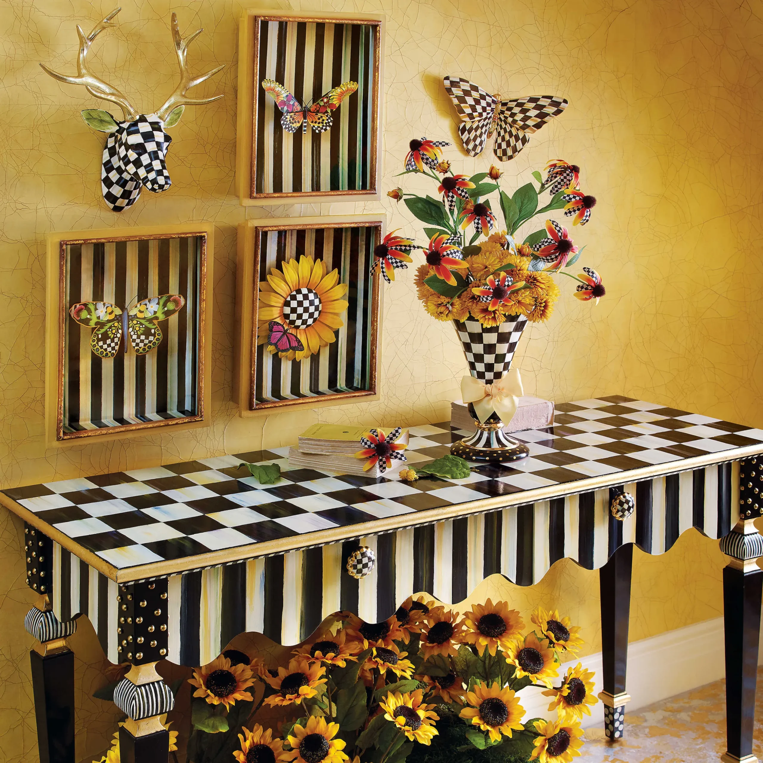 Discount MacKenzie-Childs Sunflower Shadow Box