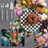 Clearance MacKenzie-Childs Supper Club Salad Serving Set - Courtly Check
