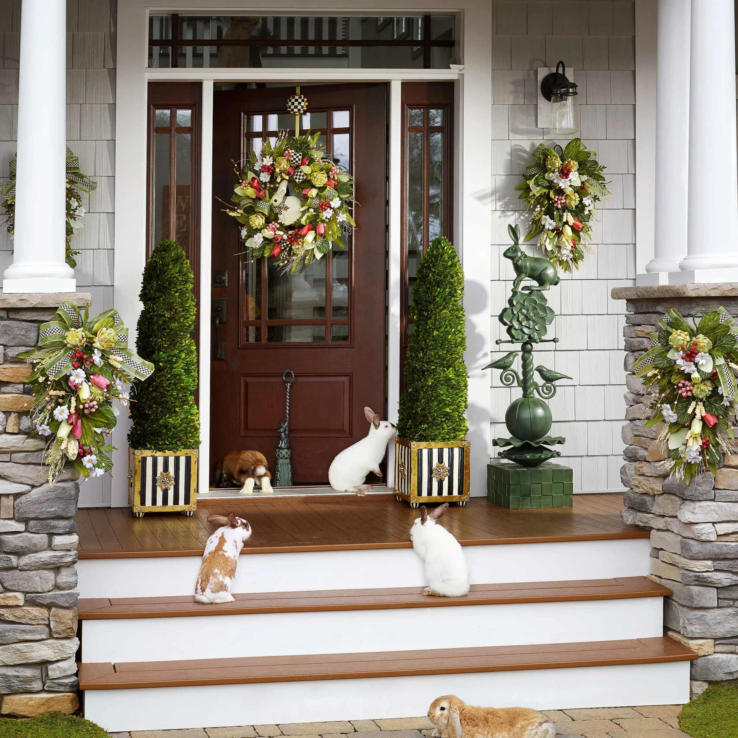 Online MacKenzie-Childs Swirl Topiary