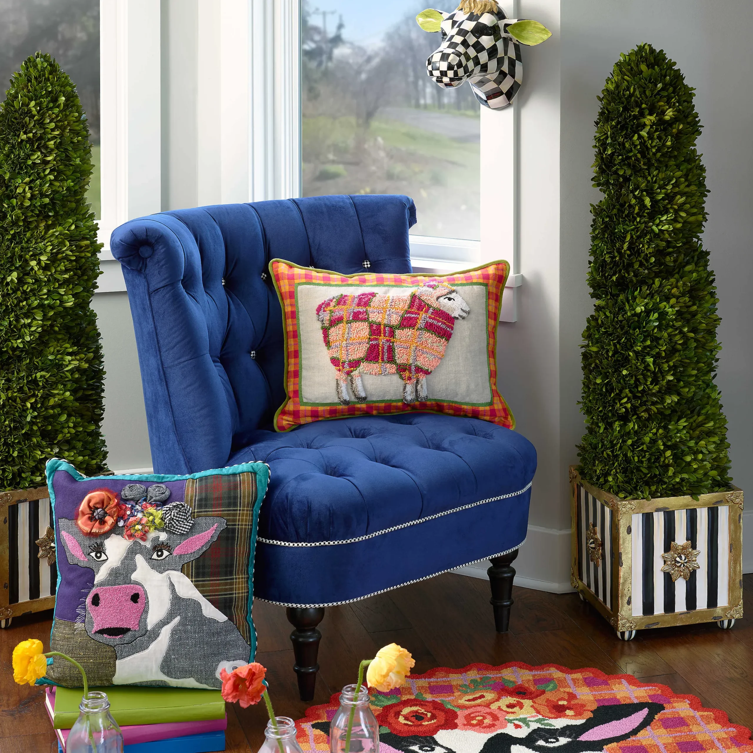 Online MacKenzie-Childs Swirl Topiary