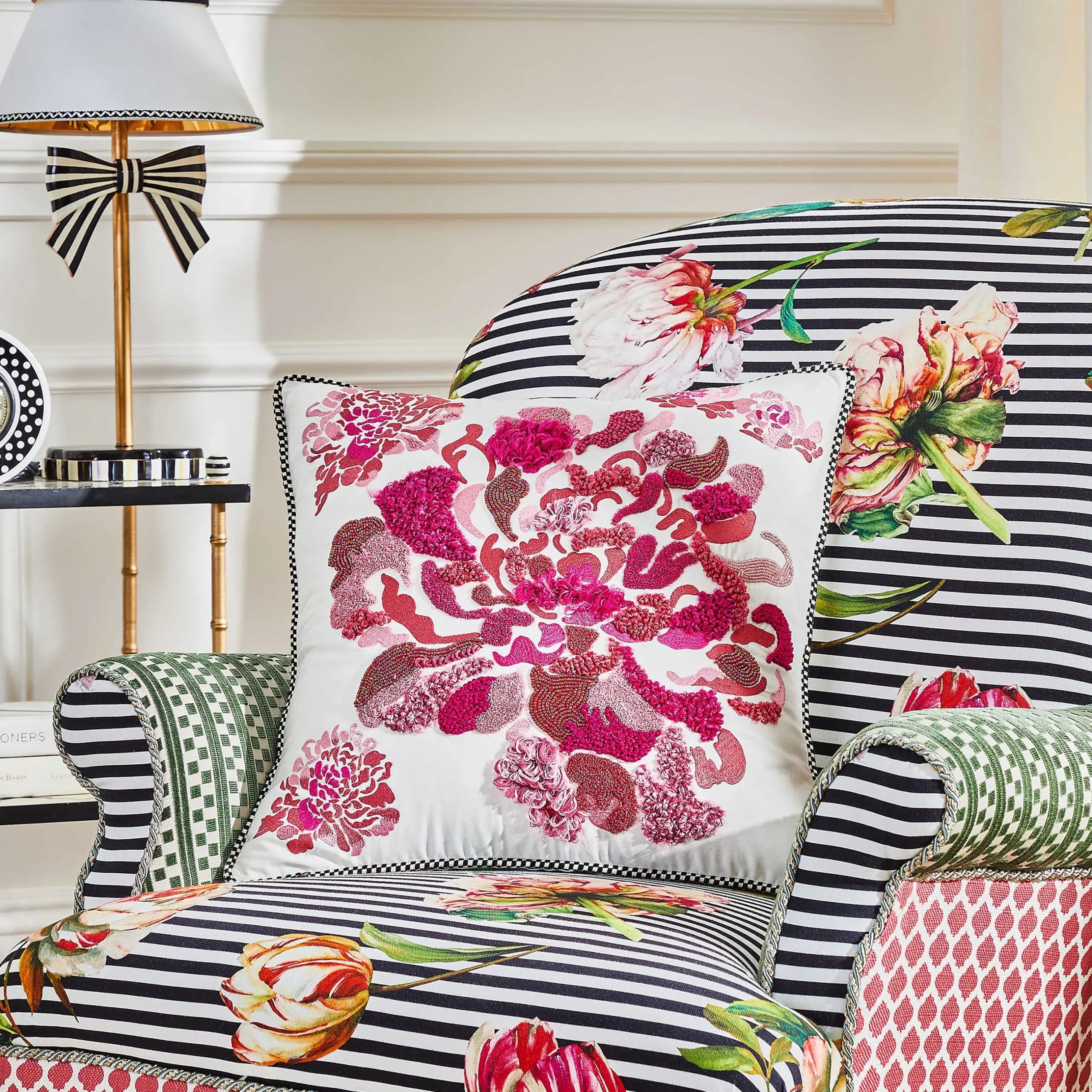 Discount MacKenzie-Childs Tatton Park Pillow