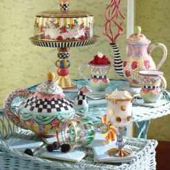 Sale MacKenzie-Childs Taylor Teapot - Odd Fellows