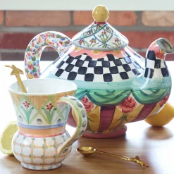Sale MacKenzie-Childs Taylor Teapot - Odd Fellows
