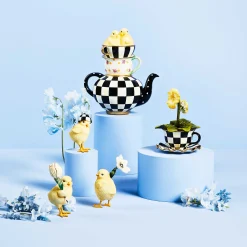 MacKenzie-Childs Teacup Pansy