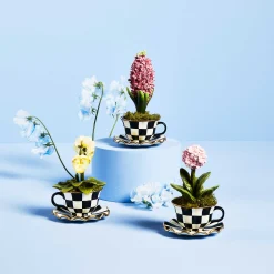MacKenzie-Childs Teacup Pansy