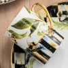 New MacKenzie-Childs Thistle & Bee Mug