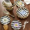 Discount MacKenzie-Childs Thistle & Bee Salad Plate - Forget-Me-Not