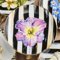 Hot MacKenzie-Childs Thistle & Bee Salad Plate - Iris