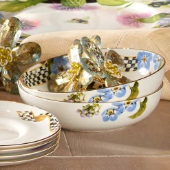Clearance MacKenzie-Childs Thistle & Bee Soup Bowl