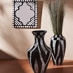 Outlet MacKenzie-Childs Tigris Check Mirror