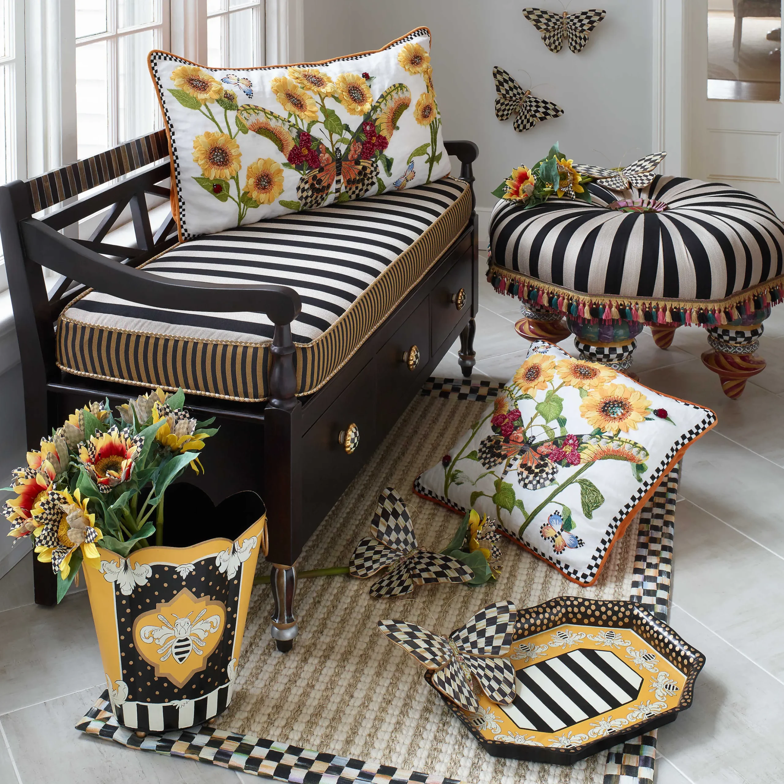 MacKenzie-Childs Vendage Bench