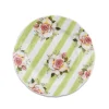 Sale MacKenzie-Childs Wildflowers Dessert Plate - Green
