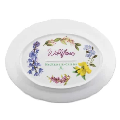 Best MacKenzie-Childs Wildflowers Serving Platter - Blue
