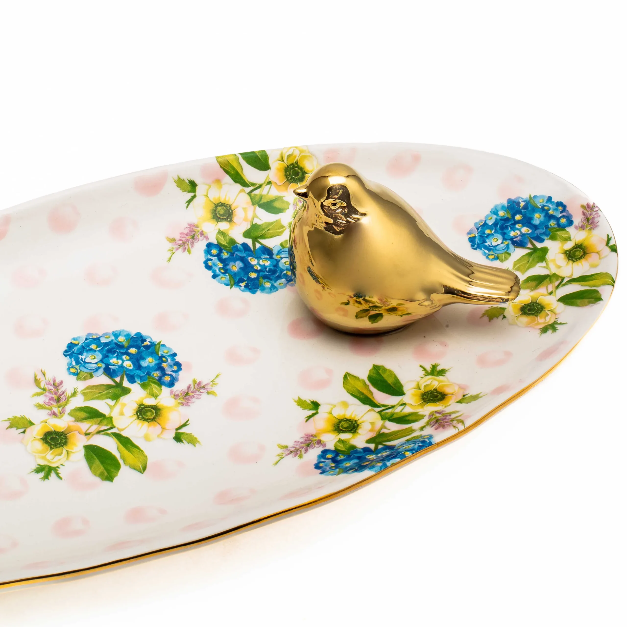 Online MacKenzie-Childs Wildflowers Trinket Tray