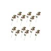 Outlet MacKenzie-Childs Wild Rose Spray Bouquet - Red - Set Of 12