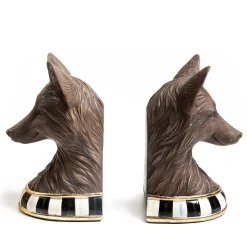 Best MacKenzie-Childs Woodland Fox Book Ends